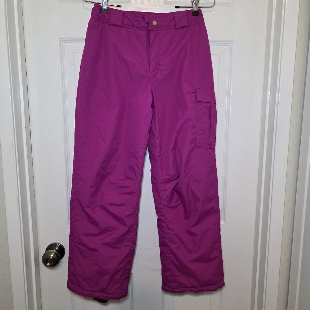 White Sierra Insulated Snow Pants Pink Sz M